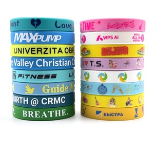 Pulseras de Silicona Personalizadas Ecológicas de Grado Alimenticio - No Tóxicas, Duraderas, Suaves y Ligeras para <span class=keywords><strong>Cumpleaños</strong></span> de <span class=keywords><strong>Adolescentes</strong></span> - Product Image 6