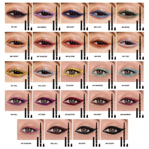OCHAIN-Eyeliner rétractable original de marque privée vegan de luxe de nouvelle usine, étanche à l'eau, à paillettes scintillantes colorées - Product Image 5