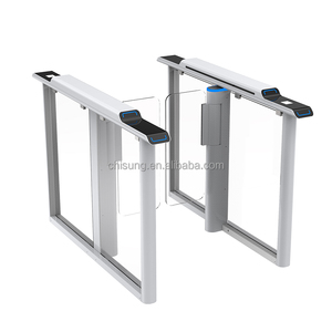 Porte en verre de tourniquet de vitesse électrique d'intelligence élevée de la communication RS485 - Product Image 2
