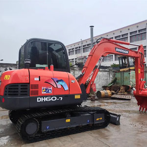 Used Doosan DH60-7 Excavator Korea Original <b>Solar</b> 60 5.8 Ton Wheel Digger Hydraulic Machinery Engine Gearbox <b>Pump</b> Highly Cost - Product Image 6