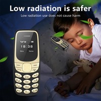 BM35 Mini teléfono móvil 2G GSM Marcador inalámbrico Dual SIM Magic Voice Despertador Lista negra Grabación automática de llamadas Teléfono móvil