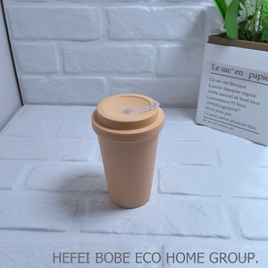 Eco Friendly riutilizzabile viaggio tazza di caffè 12oz RPET portare via tazze di bambù per andare tazze per il succo di caffè - Product Image 6
