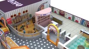 Aire <span class=keywords><strong>de</strong></span> jeux intérieure pour enfants, petit bureau <span class=keywords><strong>de</strong></span> vente, mezzanine, équipement <span class=keywords><strong>d</strong></span>'amusement, combinaison toboggan et installations <span class=keywords><strong>d</strong></span>'escalade - Product Image 4