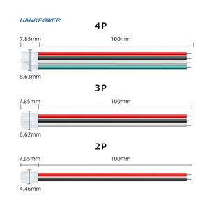 OEM HY arnés de cables electrónico 2 3 4 pines macho y hembra conector hembra HY Terminal Cable - Product Image 6