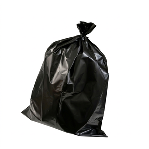 Moisture Proof PE Garbage Bags with Zipper Top and Flat Roll for Household Waste Packaging - Product Image 1