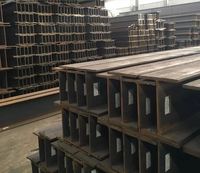 Vigas de acero estructural Tamaño estándar Galvanizado H-beam Precio por tonelada H Iron Beam I Steel