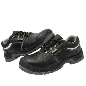 Zapatos de seguridad de cuero de trabajo industrial con punta de acero antideslizantes verificados a prueba de agua para evitar pinchazos - Product Image 5