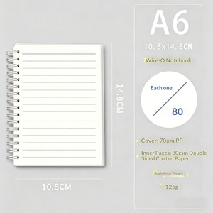 En stock – Carnet spirale givré PP B5/A5/A6 – Bloc-notes <span class=keywords><strong>simple</strong></span> à grille épaisse – Cadeau – Vente en gros - Product Image 5