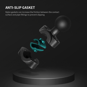 VIN mounts base de bola de 1 pulgada con ventosa de vacío de goma, soporte para teléfono móvil para parabrisas de automóvil - Product Image 4