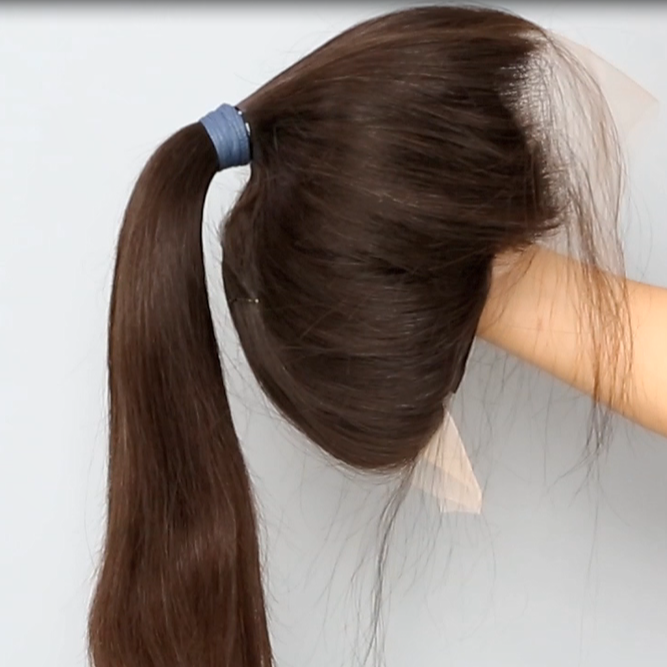 Fast Shipping Human Hair Lace Pony Wigs Human Hair Wig For White Women