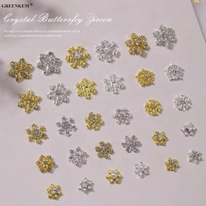 Adornos <span class=keywords><strong>de</strong></span> <span class=keywords><strong>uñas</strong></span> en 3D, <span class=keywords><strong>diseños</strong></span> dorados y plateados <span class=keywords><strong>de</strong></span> copo <span class=keywords><strong>de</strong></span> nieve, circonia exquisita, Navidad, <span class=keywords><strong>invierno</strong></span>, <span class=keywords><strong>2022</strong></span> - Product Image 5