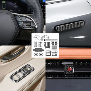 Fibre <span class=keywords><strong>de</strong></span> carbone véritable pour Huawei Aito M7, intérieur complet 2022-2024, accessoires <span class=keywords><strong>de</strong></span> voiture Seres, fibre <span class=keywords><strong>de</strong></span> carbone pour tout l'intérieur - Product Image 6