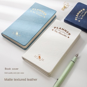 2025 A6 Túi xách tay giả da gắn chủ đề ràng buộc sinh viên thời gian cuốn sách tay mở lịch trình quản lý Trung Quốc - Product Image 2