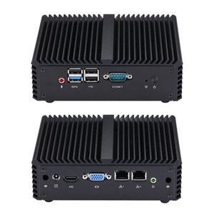 Kansung K190s Điện Năng Thấp J1900 Quad Core 2 Cổng Lan x86 Linux Win 10 Máy Tính Để Bàn Không Quạt <span class=keywords><strong>Mini</strong></span> <span class=keywords><strong>PC</strong></span> - Product Image 1