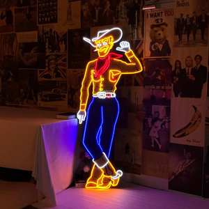 Zyd Chất lượng cao cat-phong cách Led Neon dấu hiệu 3D Acrylic Màu ánh sáng hộp cho xe trang trí - Product Image 3