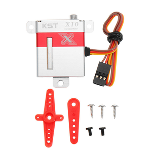 Servo Digital Original KST X10 V8.0 con Engranajes Metálicos, Alto Torque, Motor sin Núcleo, 4.8V-8.4V, Carcasa de Aluminio - Product Image 1