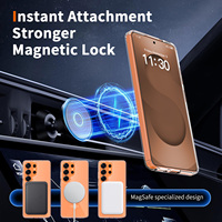 Funda Magnética Transparente Antirrayaduras de 1.5 mm para Samsung S26 Ultra, Funda para Teléfono Móvil con Carga Inalámbrica a Prueba de Golpes