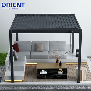 3x3 3x4 <span class=keywords><strong>4x3</strong></span> 4x4 4x5 4x6 6x3 6x4 6x4 6x5 6x6m <span class=keywords><strong>Jardin</strong></span> moderne Extérieur Pergola à persiennes en aluminium Pavillon Gazebo Pergole pergola Pergola - Product Image 4