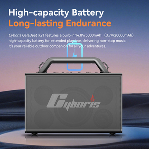 Máquina de Karaoke Portátil Profesional X21 de 200 W con Mezclador de Sonido, 2 Micrófonos UHF y Espectáculo de Luces RGB Dinámicas - Product Image 5