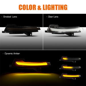 Vente en gros de 2 feux séquentiels LED pour rétroviseurs latéraux pour Ford <span class=keywords><strong>Mustang</strong></span> 2015-2019 FR3Z-13B374-A Clignotant ambre - Product Image 2