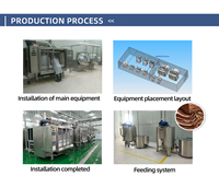 LST Machine de revêtement de ceinture entièrement automatique Machine à bonbons/chocolat à haute efficacité pour la production de masse Nouveau pour l'eau de farine de fruits