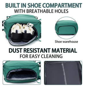 Hot Selling Large Capacity Waterproof Unisex Travel Bag Laptop <strong>Backpack</strong> <strong>with</strong> Independent Shoe <strong>Compartment</strong> - Product Image 4