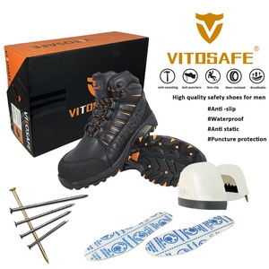 Chaussures de sécurité pour le travail, <span class=keywords><strong>bottes</strong></span> de sport anti-statiques, anti-écrasement, mi-hautes, pour l'<span class=keywords><strong>hiver</strong></span>, nouvelle conception, résistantes à l'huile, pour l'exploitation minière - Product Image 6