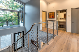 Style américain Extérieur <span class=keywords><strong>Moins</strong></span> <span class=keywords><strong>cher</strong></span> Terrasse Acier inoxydable <span class=keywords><strong>Garde</strong></span>-<span class=keywords><strong>corps</strong></span> Escaliers intérieurs <span class=keywords><strong>Garde</strong></span>-<span class=keywords><strong>corps</strong></span> en métal - Product Image 3