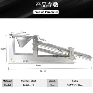 Ticari ucuz paslanmaz çelik ördek yumurta beyaz proteinler ve sarısı ayırma makinesi/manuel yumurta beyaz sarı ayırıcı - Product Image 5