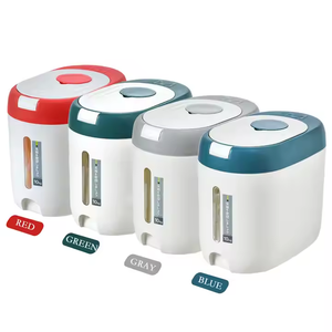 Wholesale 5KG Kitchen Plastic Storage Container Moisture-Proof Insect-Proof Airtight Rice <b>Bin</b> Food Storage Container - Product Image 3