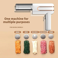 Machine à pâtes électrique sans fil en acier inoxydable, rechargeable 5V, automatique, pour la maison, les restaurants et la vente en gros