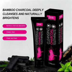 Pasta de Dientes de Carbón Activado Limpiador <span class=keywords><strong>JBR</strong></span> 120g, Pasta de Dientes Blanqueadora de Carbón de Bambú Natural, Elimina Manchas - Product Image 3