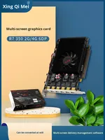 Nouvelle carte graphique multi-écrans PCI-E 16X GDDR5 Mini DP avec ventilateur HD pour trading boursier et publicité en écran partagé
