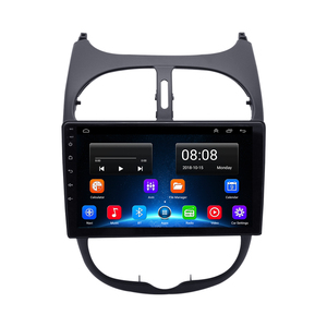 Doble din reproductor de dvd del coche de la fascia marco estéreo navegación carplay bt android <span class=keywords><strong>radio</strong></span> del coche para <span class=keywords><strong>Peugeot</strong></span> <span class=keywords><strong>206</strong></span>, 2000-2016 - Product Image 2