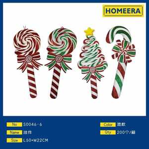 Homeera Pendant Aromatherapy Mixed Styles Foam Paper Christmas Tree Ornament Festival Decor Glitter Finish - Product Image 1