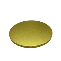 Base à gâteau en PVC épais et robuste, recouvert de feuille d'érable gaufrée et de feuille d'or, recyclable, pour la présentation de desserts festifs