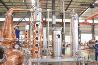 Équipement de distillation ZJ 100-500L, alambic, distillateur hybride, équipement de distillerie de whisky/gin/brandy