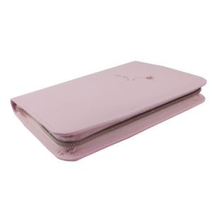 Dây Kéo Padfolio B5 Tập Tin Thư Mục Kinh Doanh Faux Leather Màu Tím Danh Mục Đầu Tư - Product Image 3