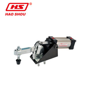 Pinces pneumatiques à dégagement rapide Taiwan Goodhand HS-12275-A, conception de pince à boulon verticale, acier galvanisé, outils de quincaillerie, clip pour tuyau - Product Image 2