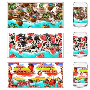 Autocollants en gros prêts à l'emploi personnalisés 16 oz 24 oz 40 oz A5 Flower Nfl Dtf Uvdtf Décalcomanies Uv Dtf Enveloppes de tasses 16 oz Transferts en vrac - Product Image 1