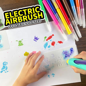 2025 populaire électronique Spray enfants stylo enfants cadeau électrique enfants coloriage croquis et fabrication de cartes - Product Image 4