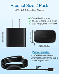 Per noi EU UK Plug 45W <span class=keywords><strong>Samsung</strong></span> caricabatterie tipo C adattatore di alimentazione ricarica rapida caricabatterie Android Oplader chargeur <span class=keywords><strong>samsung</strong></span> originale