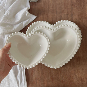 Assiette à dîner <span class=keywords><strong>en</strong></span> porcelaine blanche <span class=keywords><strong>de</strong></span> haute qualité <span class=keywords><strong>vaisselle</strong></span> <span class=keywords><strong>en</strong></span> <span class=keywords><strong>forme</strong></span> <span class=keywords><strong>de</strong></span> <span class=keywords><strong>coeur</strong></span> bol <span class=keywords><strong>en</strong></span> céramique bols à salade <span class=keywords><strong>de</strong></span> Style français <span class=keywords><strong>vaisselle</strong></span> - Product Image 5
