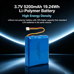 Batterie lithium-ion 3.7V 7.4V 11.1V 14.8V, batterie Lipo 5200mAh 5000mAh 5500mAh, batterie Li-ion personnalisée avec différentes capacités et dimensions - Product Image 4