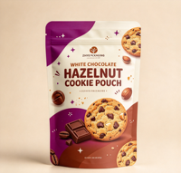Sachets alimentaires refermables personnalisés imprimés, avec fermeture éclair, en BOPP, VMPET, PE, doublés de film, recyclables