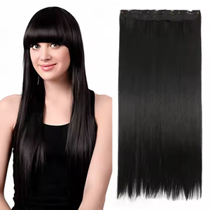 一体式无缝处女接发时尚颜色直发光滑夹入式头发 - Product Image 4
