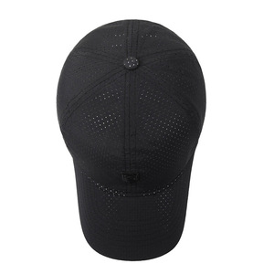 Quick-Drying Breathable Mesh Baseball Cap For Men Outdoor Sports Hiking Sun Protection Black - Product Image 4