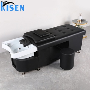 Fauteuil de massage multifonctionnel Kisen, dernier modèle, pour club de santé, avec lit de shampoing et thérapie capillaire, et tuyaux pour salon de beauté - Product Image 1