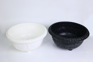 <b>Plastic</b> Eco-Friendly Garden <b>Planter</b> Pot Drainage Hole Decorative Flower Pot for Outdoor Balcony Extra <b>Large</b> Size - Product Image 4