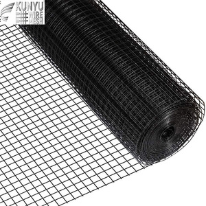 Rollo de Malla de Alambre Soldado Recubierto de Vinilo Negro de Calibre 14, 2 x 4 Pulgadas, 1 x 1 Pulgada, para Jardín y Recintos de Animales - Product Image 5